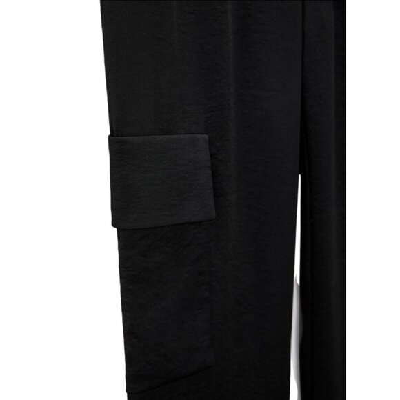 COPY - ZARA SATIN CARGO TROUSERS BLACK SIZE S | 2634/851/800 - Picture 4 of 4